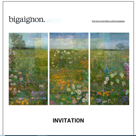 Galerie Bigaignon  Exposition Catherine Balet « Endless » à partir du 19 Mai 2022. –