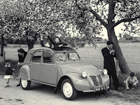 La 2cv Citroën et Tesla