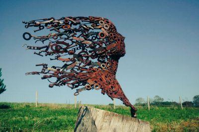 Sculptures recyclées de Penny Hardy