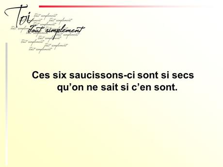 Divers - Querlques phrases imprononçables - 1