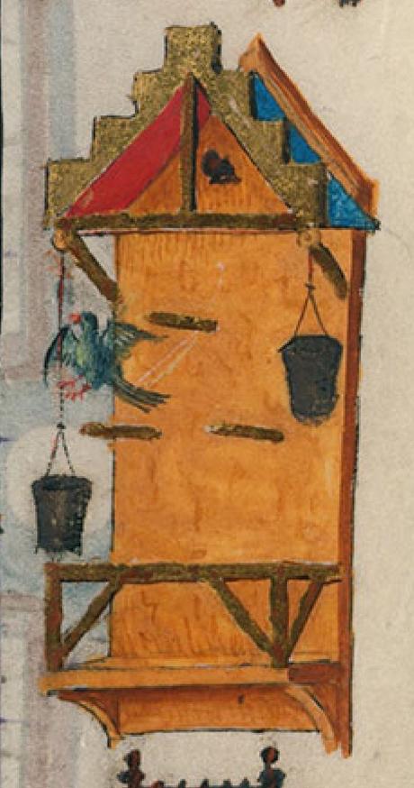 Heures de Catherine de Cleves ca. 1440 Morgan MS M.917-945, pp. 246–47 SS. Cornelius and Cyprian detail