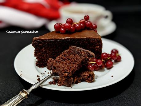Gâteau Cacao au lait concentré sucré.