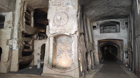 Napoli : visite des catacombes