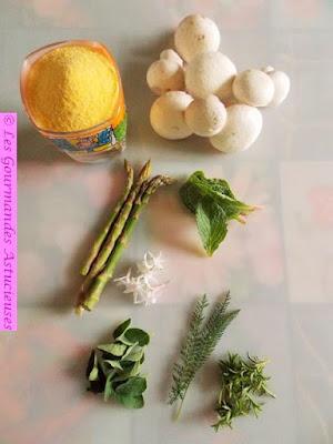 Polenta farcie aux champignons aromatisés (Vegan) Polenta farcie aux champignons aromatisés (Vegan)