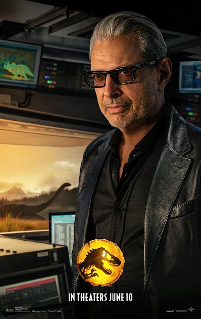 Affiches personnages US pour Jurassic World : Le Monde d'Après de Colin Trevorrow