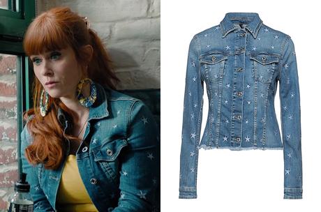 HPI : la veste bleue en jean étoilé de Morgane dans l’épisode 2×05