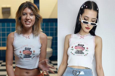 LOVESTRUCK HIGH : KT’s « kiss my a*** » top in S1E01