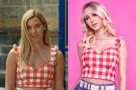LOVESTRUCK HIGH : Megan’s gingham crop top in S1E01