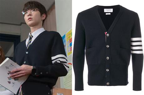 THE SOUND OF MAGIC : Il-Deung’s navy cardigan in S1E01