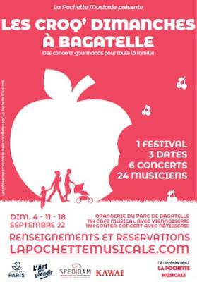Les Croq' Dimanches, le rendez-vous des familles pour des concerts gourmands à Bagatelle, par la Pochette Musicale