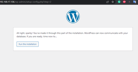 Exécutez l'installation de WordPress sur le serveur Ubuntu 22.04