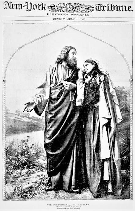 The Oberammergau Passion Play 1900 in The New York Tribune