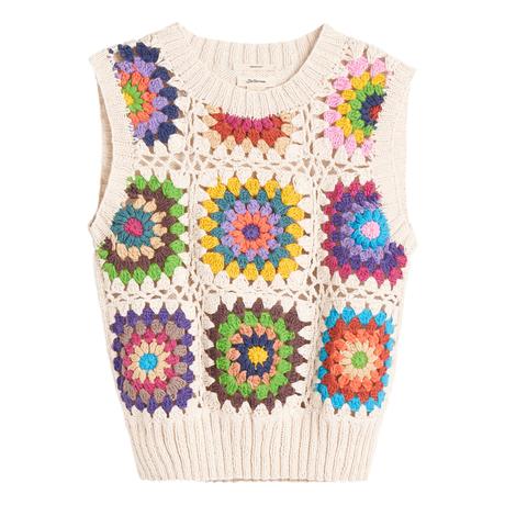 LOVESTRUCK HIGH : Charlie’s pink crochet vest sweater in S1E01