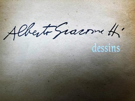 «  » Alberto Giacometti «  » -Dessins- exposition de la galerie Claude Bernard  – Décembre 2012.