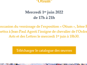 Galerie Guillaume exposition Jean-Paul Agosti Otium partir Juin 2022.