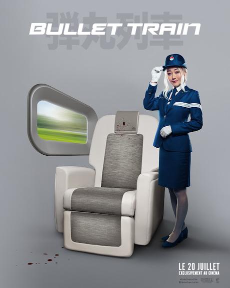 Affiche japonaise pour Bullet Train de David Leitch Affiche japonaise pour Bullet Train de David Leitch