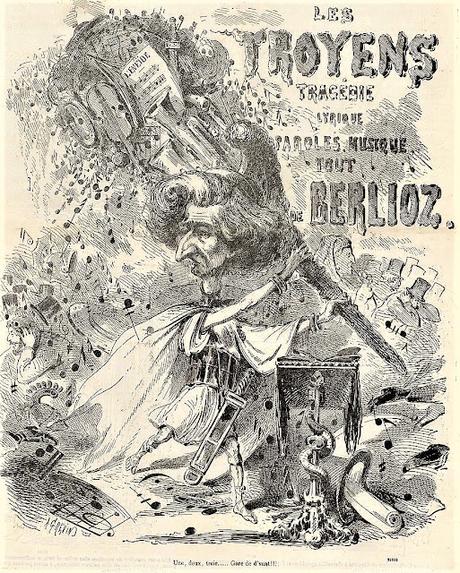 Les Troyens d'Hector Berlioz — Les caricatures de la Vie parisienne et du Journal amusant (1863)