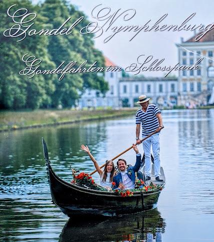 Una gondola in  Monaco di Baviera — Laisse les gondoles à Venise — Ein Gondel im Schlosspark Nyphenburg
