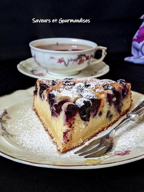 Gâteau Ricotta Myrtilles. (Recette très simple). Gâteau Ricotta Myrtilles. (Recette très simple).