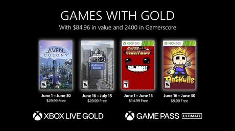 Les nouveaux Games With Gold de Juin 2022 ! Les nouveaux Games With Gold de Juin 2022 !