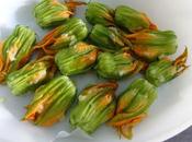 Fleurs courgettes farcies sauce tomate