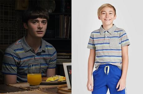 STRANGER THINGS : Will’s striped polo shirt in S4E03