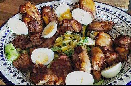 Salade asiatique au poulet et aux oeufs d'Ottolenghi