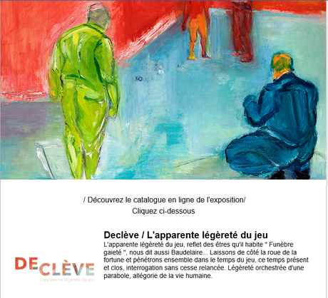 Galerie LEE   exposition DECLEVE « L’apparente légèreté du jeu «