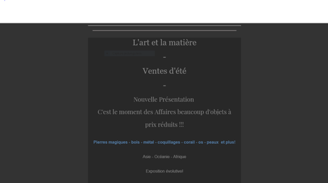 Galerie Natsara « L’Art et la Matiére »