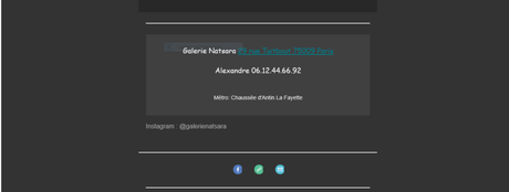 Galerie Natsara « L’Art et la Matiére »