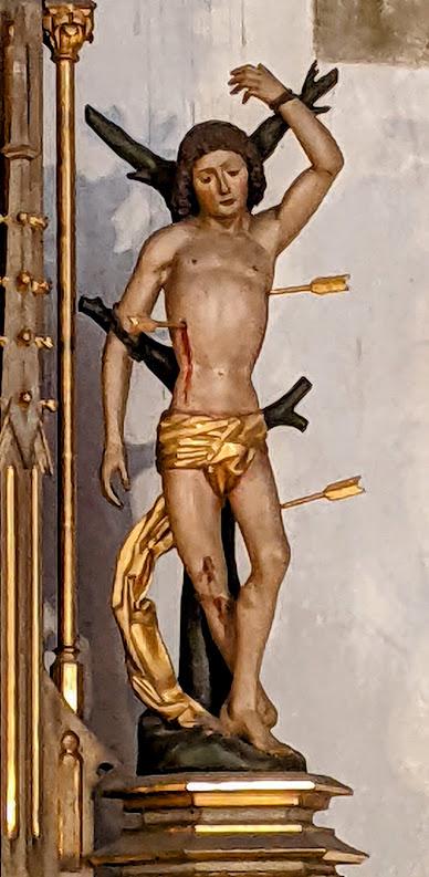 Der heilige Sebastian in Augsburg / Saint Sébastien à Augsbourg