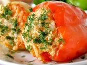Poivrons farcis viande hachée four