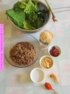 Lentilles en sauce à la cacahuète (Vegan)