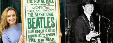 Une affiche rare des Beatles au Royal Hall est vendue près de 3 000 £.