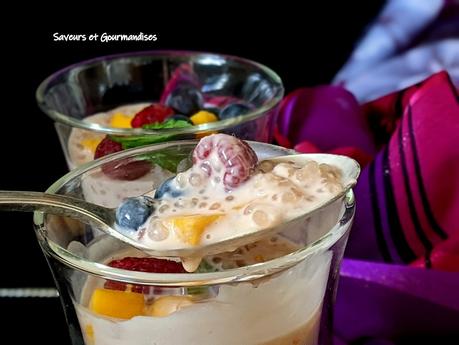 Perles de Tapioca aux fruits.