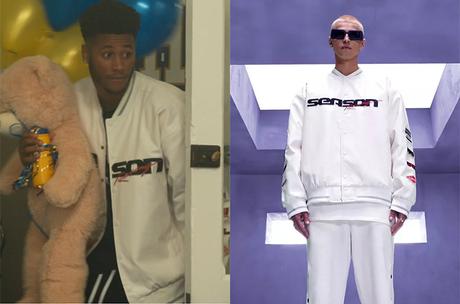 LOVESTRUCK HIGH : Alexis’s white varsity jacket in S1E08