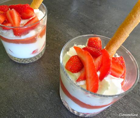 Rhubarbe aux fraises