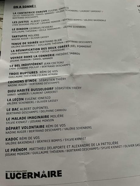 Spectacles de fin d’année de nos comédiens amateurs  : ON A SONNÉ et  PAS BLAGUE