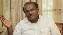 HD Kumaraswamy, ancien ministre en chef du Karnataka et chef du JD (S).  (PA)