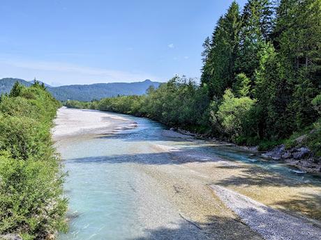 Die Isar und ihr Kanal in Krün —   8 Bilder —  L'Isar et son canal à Krün