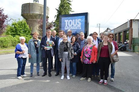 Olivier Faure à Louviers pour soutenir Philippe Brun et Lisa Moreau, candidats NUPES dans la 4e circonscription