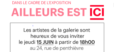 Galerie Françoise Livinec J-7 rencontre avec les artistes. le jeudi 15 Juin 2022.