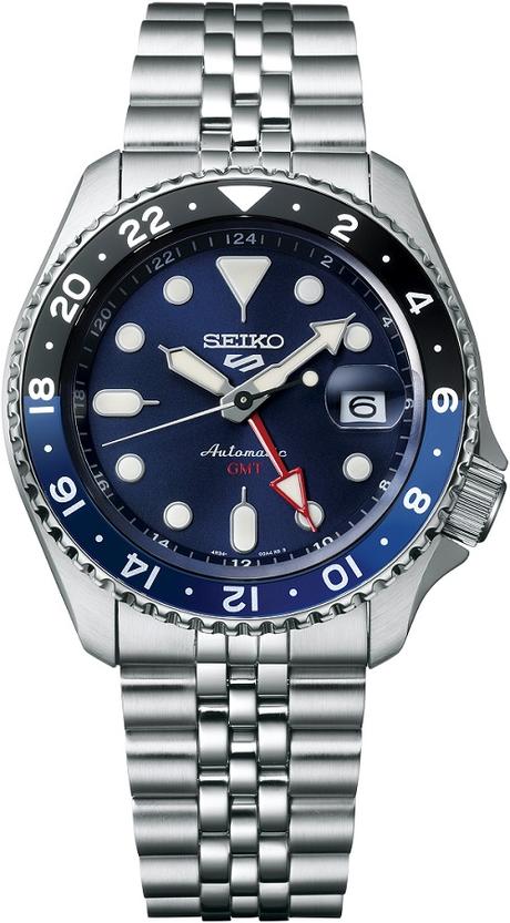 Nouvelles Seiko 5 SKX Sports Style GMT series Seiko 5 SKX Sports Style GMT series bleu