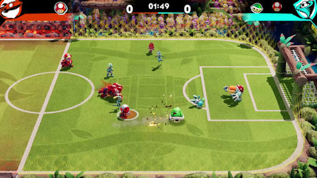 Mario Strikers: Battle League est le jeu de sport farfelu dont cet été a besoin Plus de jeux de sport avec des objets géants sur le terrain, s'il vous plaît.