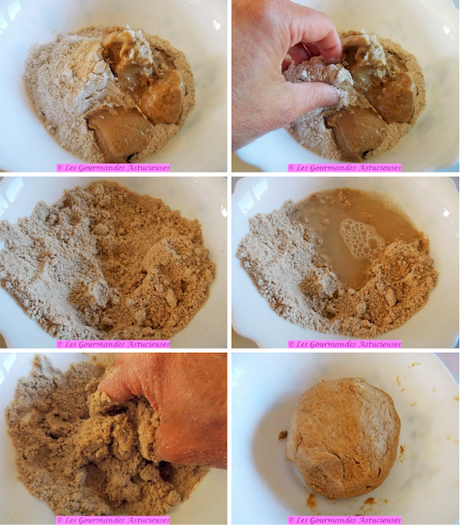 Tarte Vegan aux champignons, petits pois et épinards d'Asie Tarte Vegan aux champignons, petits pois et épinards d'Asie