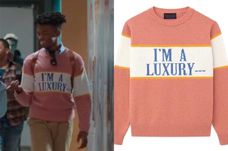 FIRST KILL : Ben’s “I’m A Luxury” sweater in S1E01