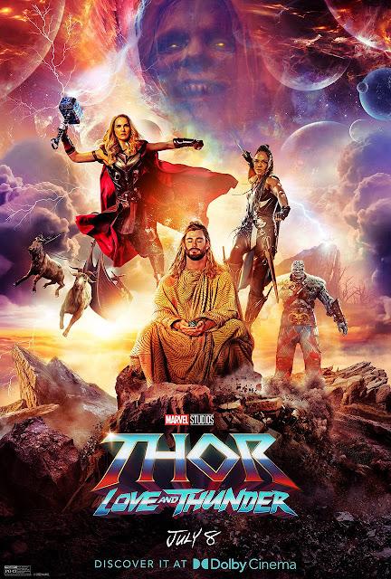 Affiches personnages US pour Thor : Love and Thunder de Taika Waititi