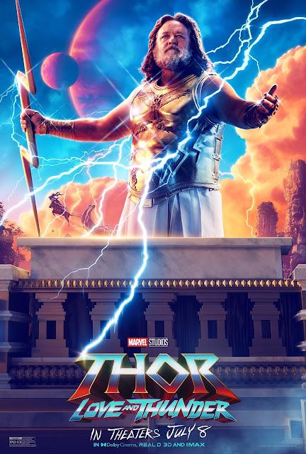 Affiches personnages US pour Thor : Love and Thunder de Taika Waititi