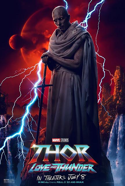Affiches personnages US pour Thor : Love and Thunder de Taika Waititi