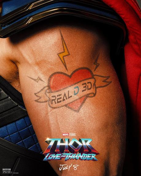 Affiches personnages US pour Thor : Love and Thunder de Taika Waititi